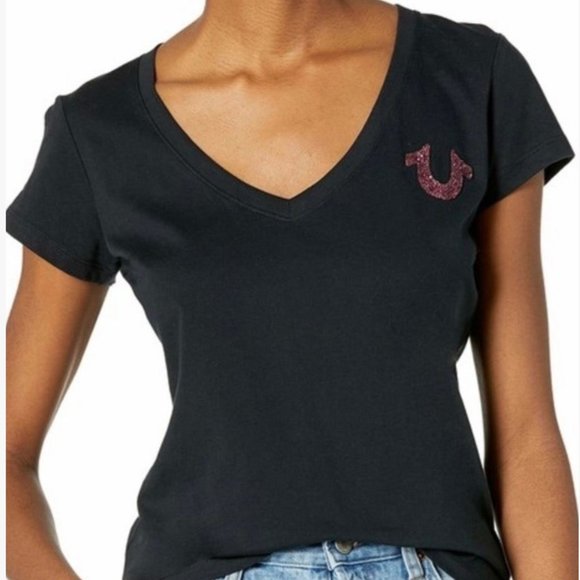 🇺🇸 True Religion Rhinestone Buddha T-Shirt (NWOT) - Picture 1 of 13